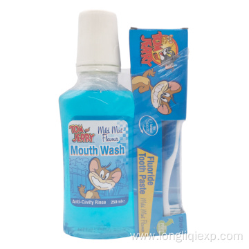 Fluoride Tooth Paste Anti-cavity Rinse Kids Cleaning Mouth